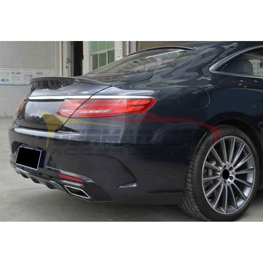 2015-2021 Mercedes-Benz S550/S63/S65 AMG Style Carbon Fiber Trunk Spoiler | W217/C217 Coupe Rear Trunk Spoilers