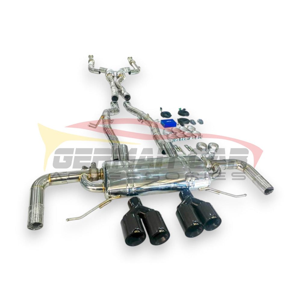 2015-2022 Mercedes GLC43 AMG Valved Sport Exhaust System | X253/C253 Stainless Steel Exhaust / Chrome Tips Exhausts