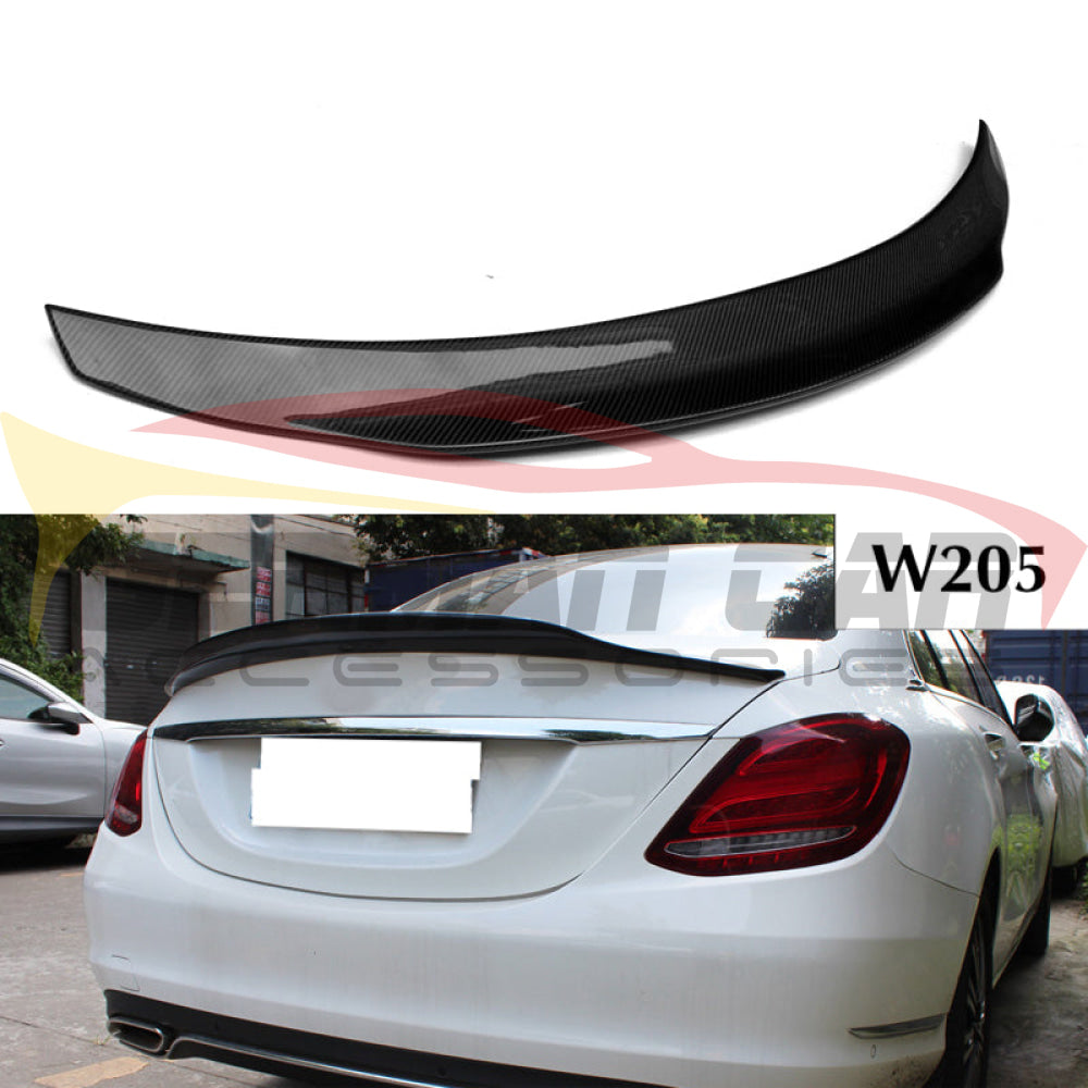 2015-2023 Mercedes-Benz C-Class PSM Style Carbon Fiber Trunk