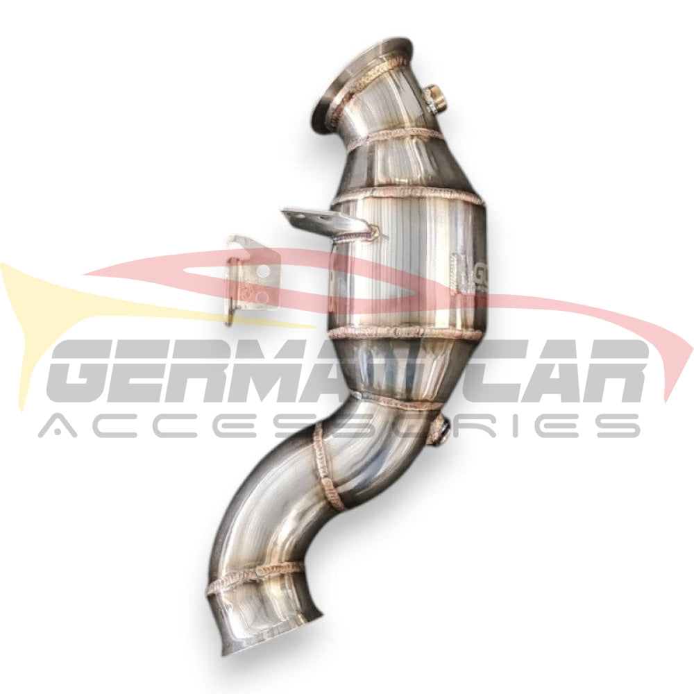 2015-2023 Mercedes C200/C250/C300 Downpipe | W205 No Heat Shield / 200 Cell Euro 6 Sport High Flow Cat Downpipes