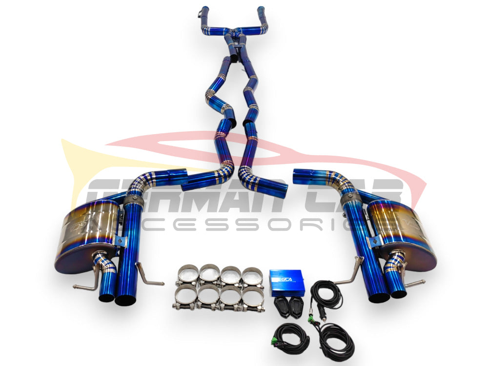 2015-2023 Mercedes C63 Amg Valved Sport Exhaust System | W205 Titanium / Chrome Tips
