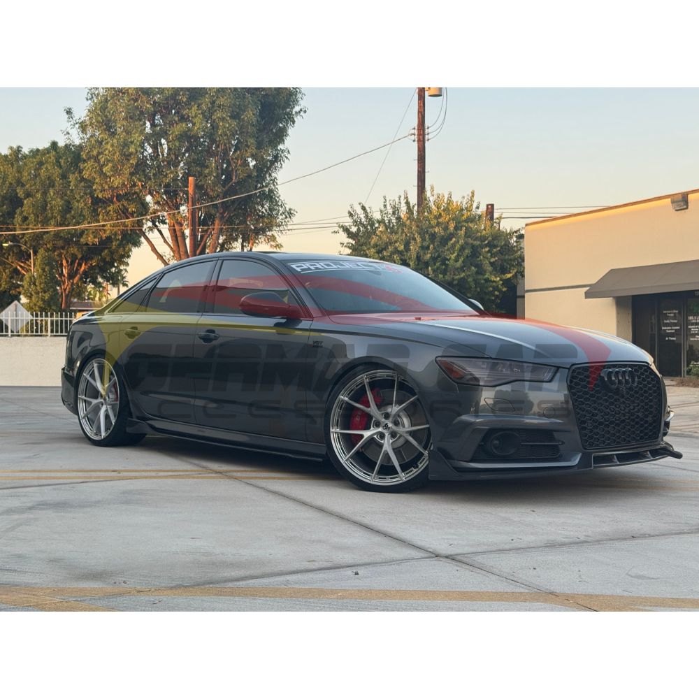 2016-2018 Audi A6/S6 Carbon Fiber KB Style Front Lip | C7.5 A6/S6 Front Lips/Splitters