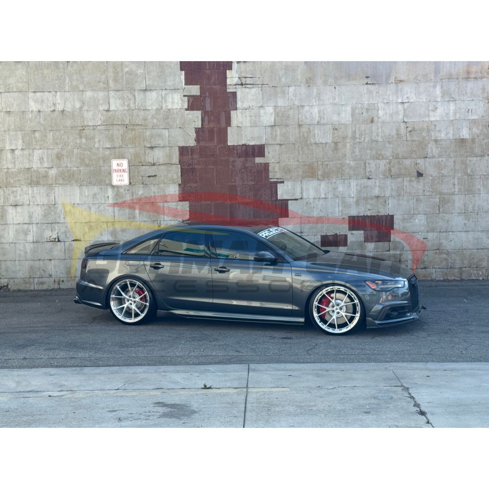 2016-2018 Audi A6/S6 Carbon Fiber KB Style Front Lip | C7.5 A6/S6 Front Lips/Splitters