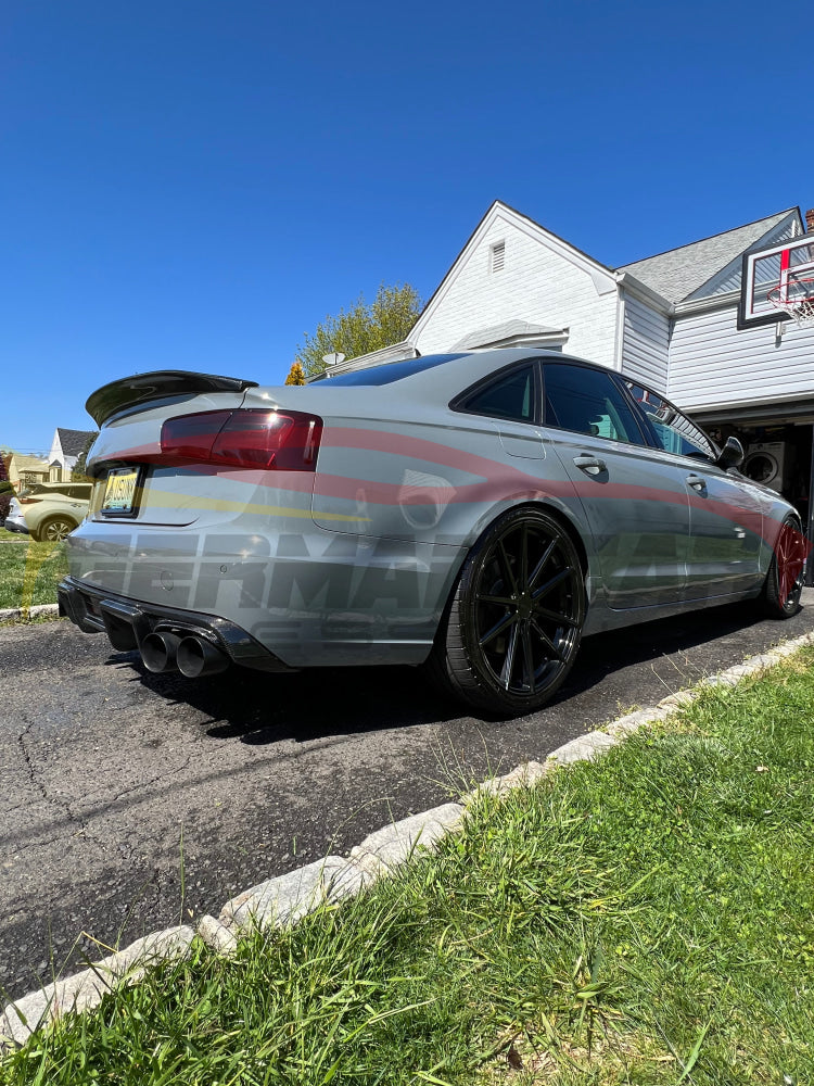 2016-2018 Audi A6/S6 Ducktail Carbon Fiber Trunk Spoiler | C7.5 Rear Spoilers