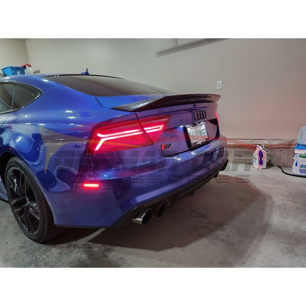 2016-2018 Audi A7/S7/Rs7 Renntech Style Carbon Fiber Trunk Spoiler | C7.5 Rear Spoilers