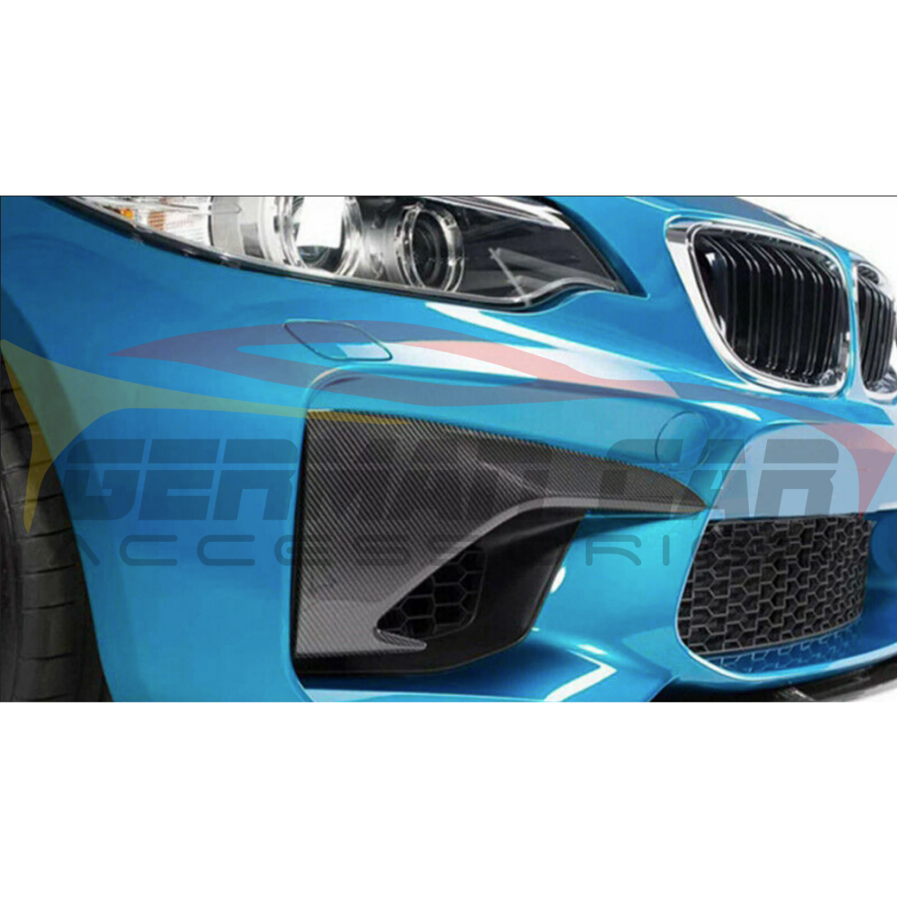 2016-2018 BMW M2 Upper Bumper Splitters Carbon Fiber | F87 – German Car  Accessories