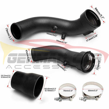 2016-2018 BMW M2 Charge Pipe Kit | F87 Charge Pipes