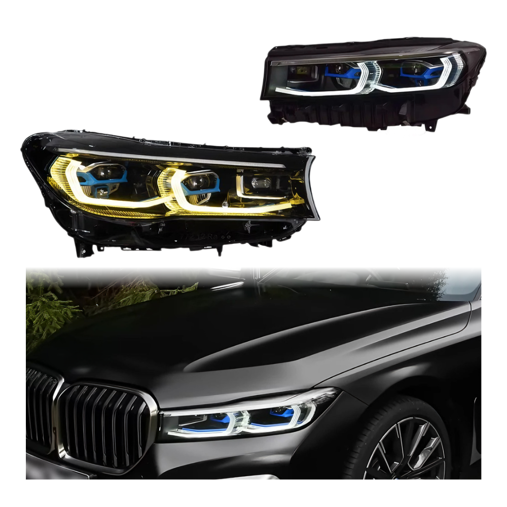 2016-2019 BMW 7-Series LCI Style LED Headlights | G11/G12 – German