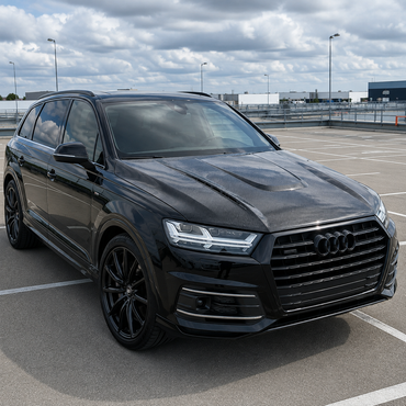 2016-2019 Audi Q7 H Style Carbon Fiber Hood | 4M