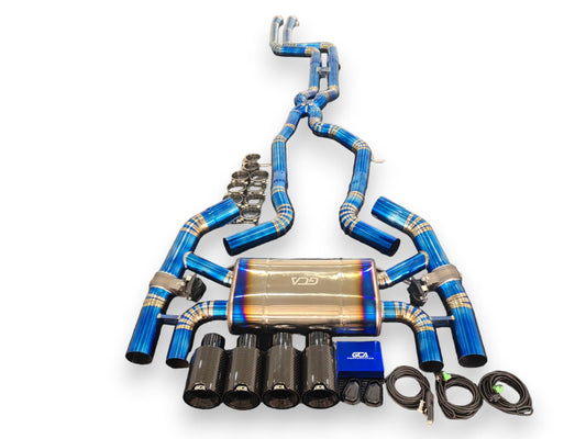 2016-2021 Bmw M2 Valved Sport Exhaust System | F87 Titanium / Chrome Tips