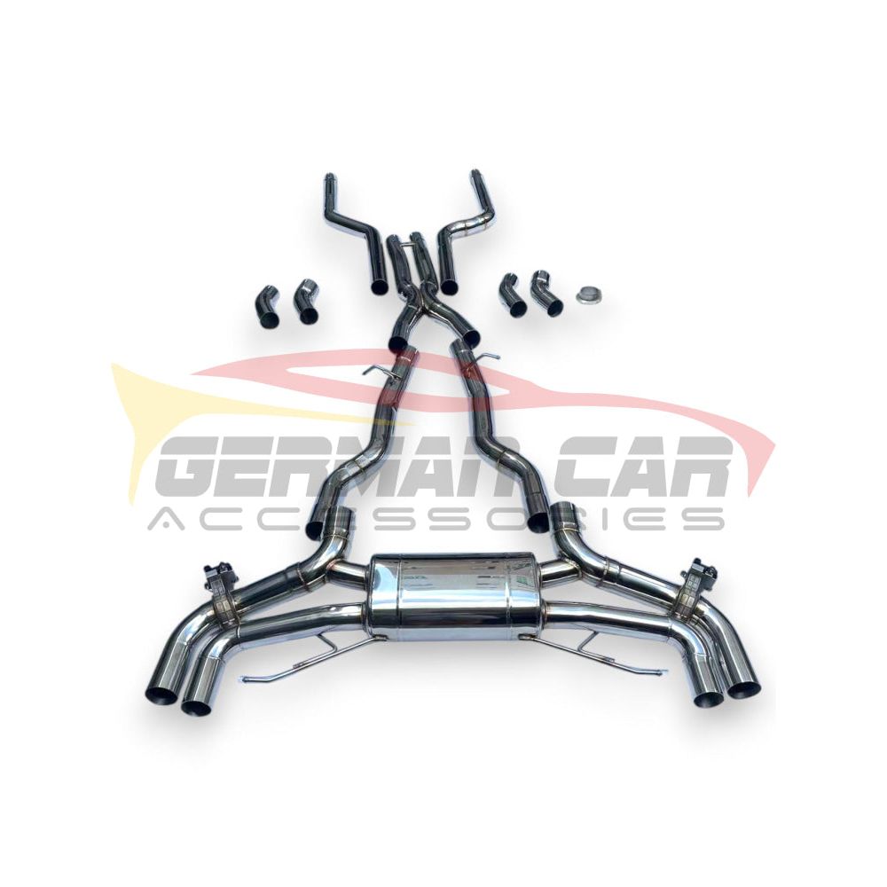 2016-2022 Bmw 750I Valved Sport Exhaust System | G11/G12 Stainless Steel / Chrome Tips Exhausts
