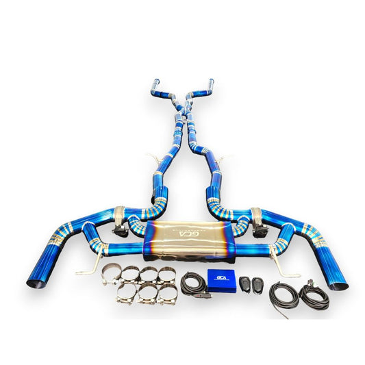 2016-2019 Mercedes Glc 63 Amg Valved Sport Exhaust System | W253 Titanium / Chrome Tips