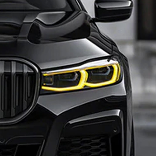 2016-2022 BMW 7-Series CSL Style Headlight Yellow DRL Module | G11/G12