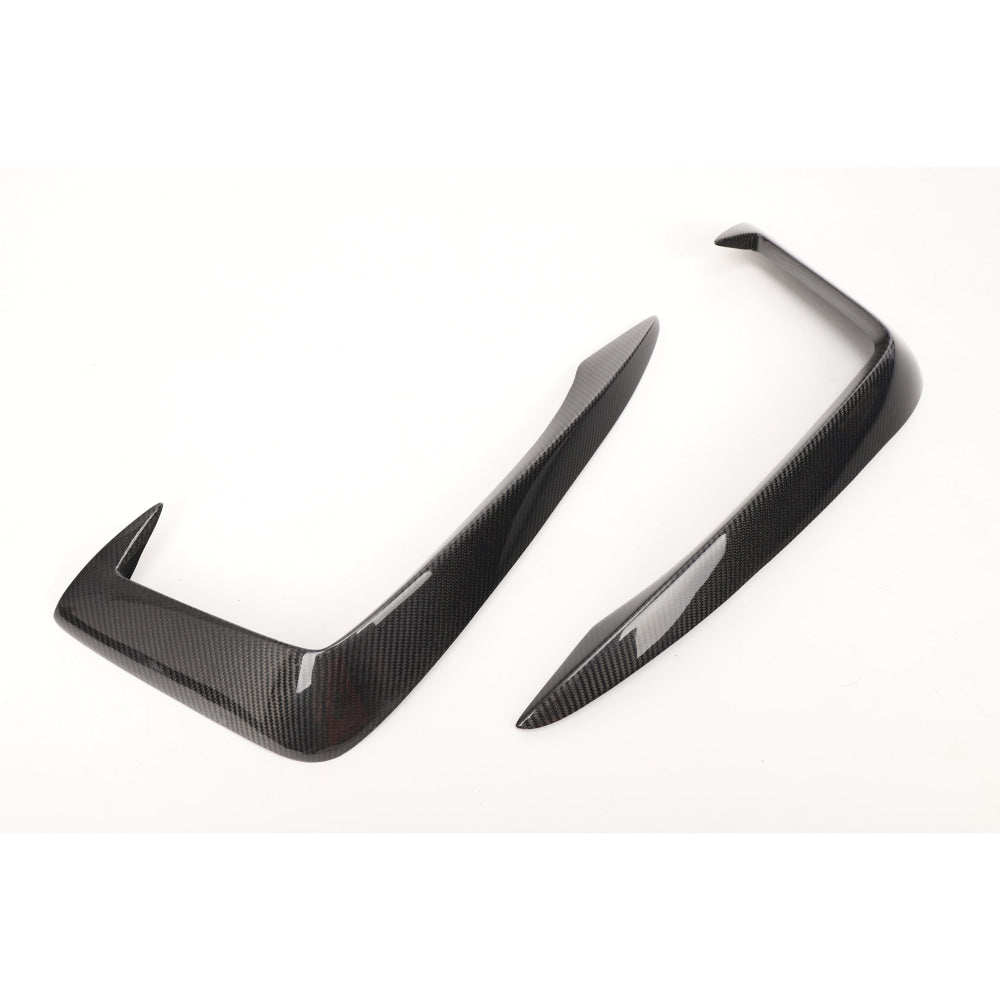 2017-2020 Audi A4/s4 Carbon Fiber Upper Front Bumper Splitters | B9
