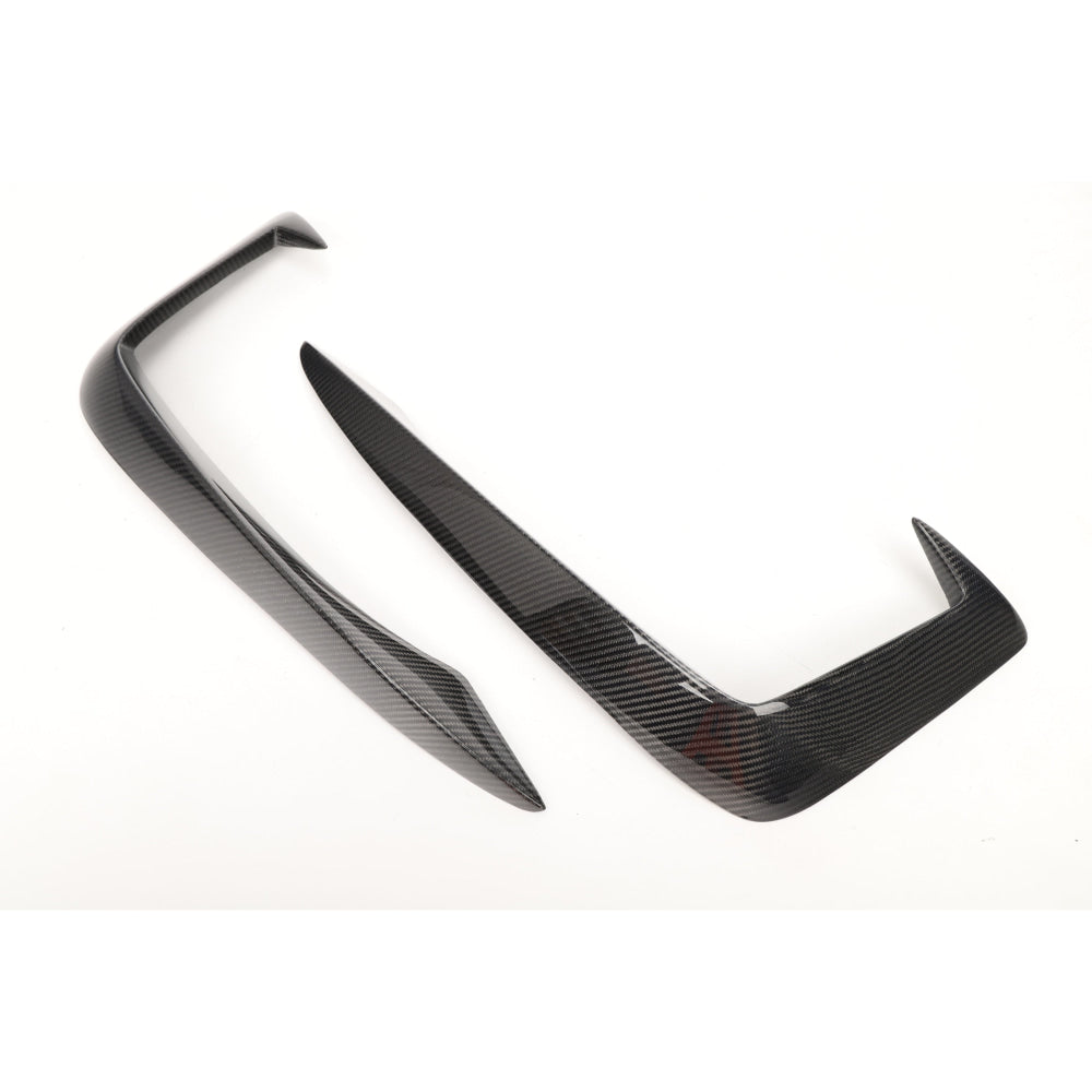 2017-2020 Audi A4/s4 Carbon Fiber Upper Front Bumper Splitters | B9