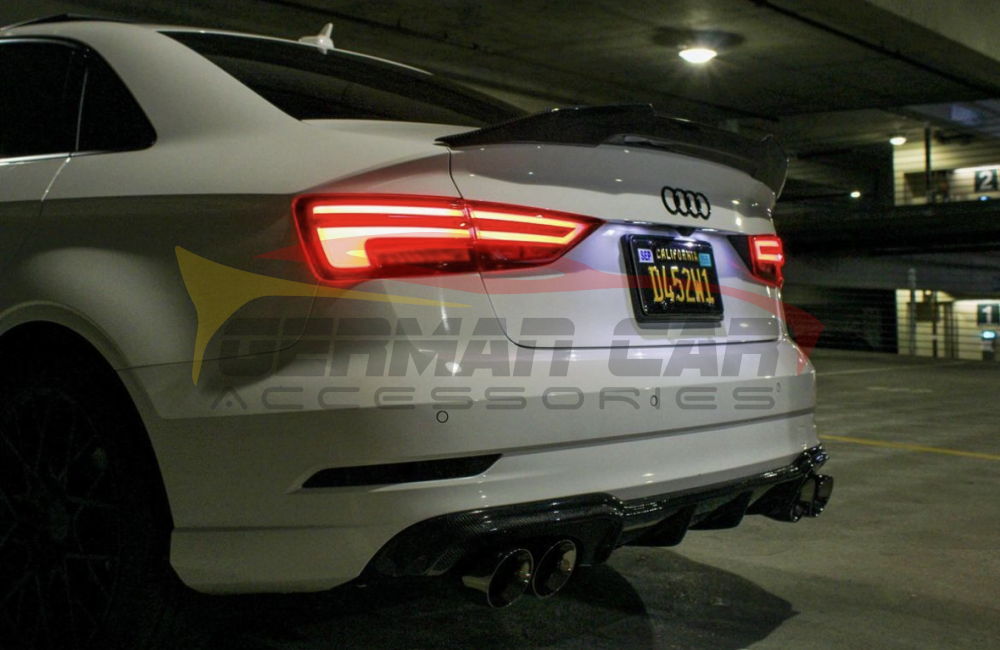 2017-2020 Audi A3/S3 Carbon Fiber Diffuser | 8V.5 Rear Diffusers