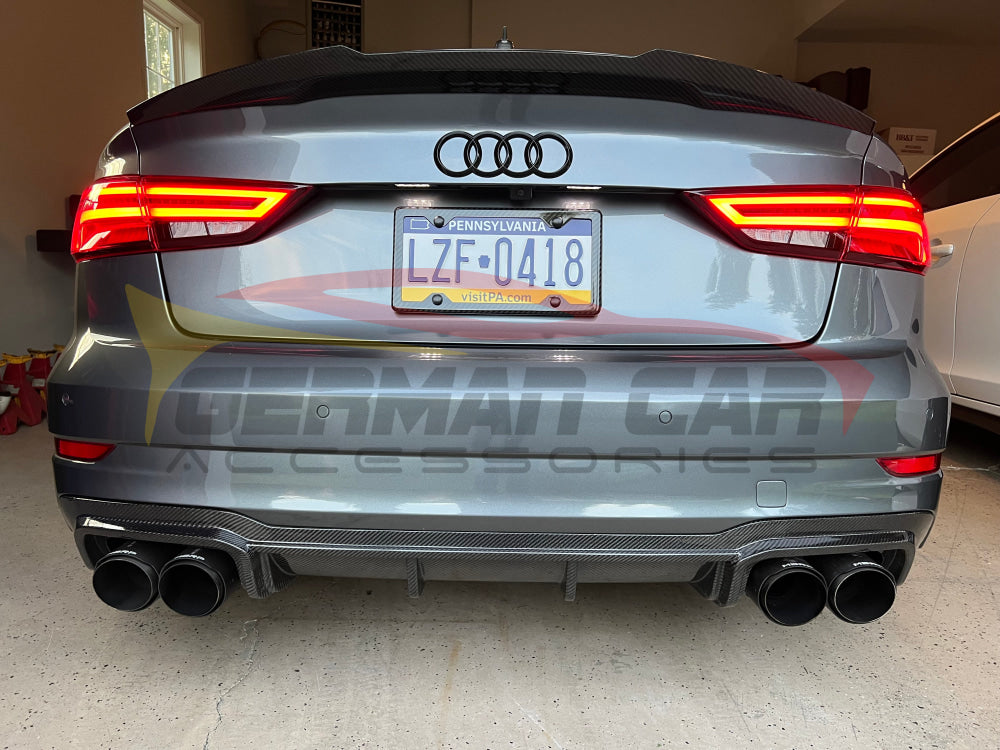 2017-2020 Audi A3/S3 Carbon Fiber Diffuser | 8V.5 Rear Diffusers