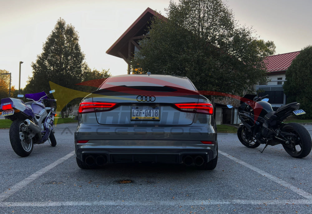 2017-2020 Audi A3/S3 Carbon Fiber Diffuser | 8V.5 Rear Diffusers