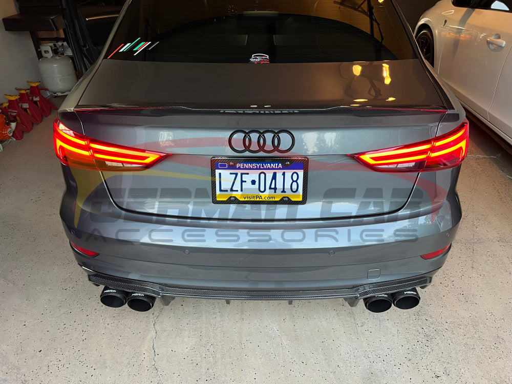 2017-2020 Audi A3/S3 Carbon Fiber Diffuser | 8V.5 Rear Diffusers