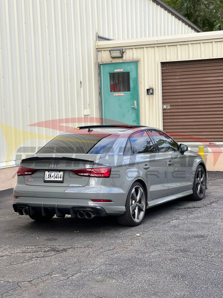 2017-2020 Audi A3/S3/Rs3 V Style Carbon Fiber Trunk Spoiler | 8V.5 Rear Spoilers