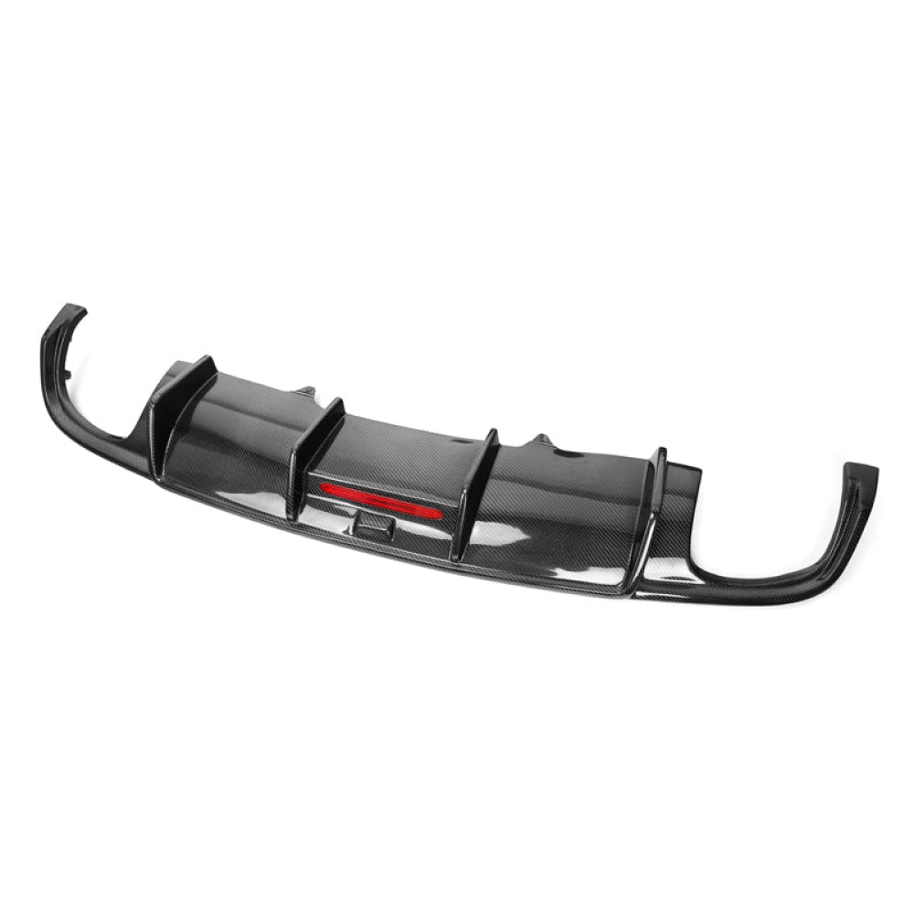 2017-2020 Audi A4/s4 Carbon Fiber Kb Style Diffuser With Led Brake Light | B9