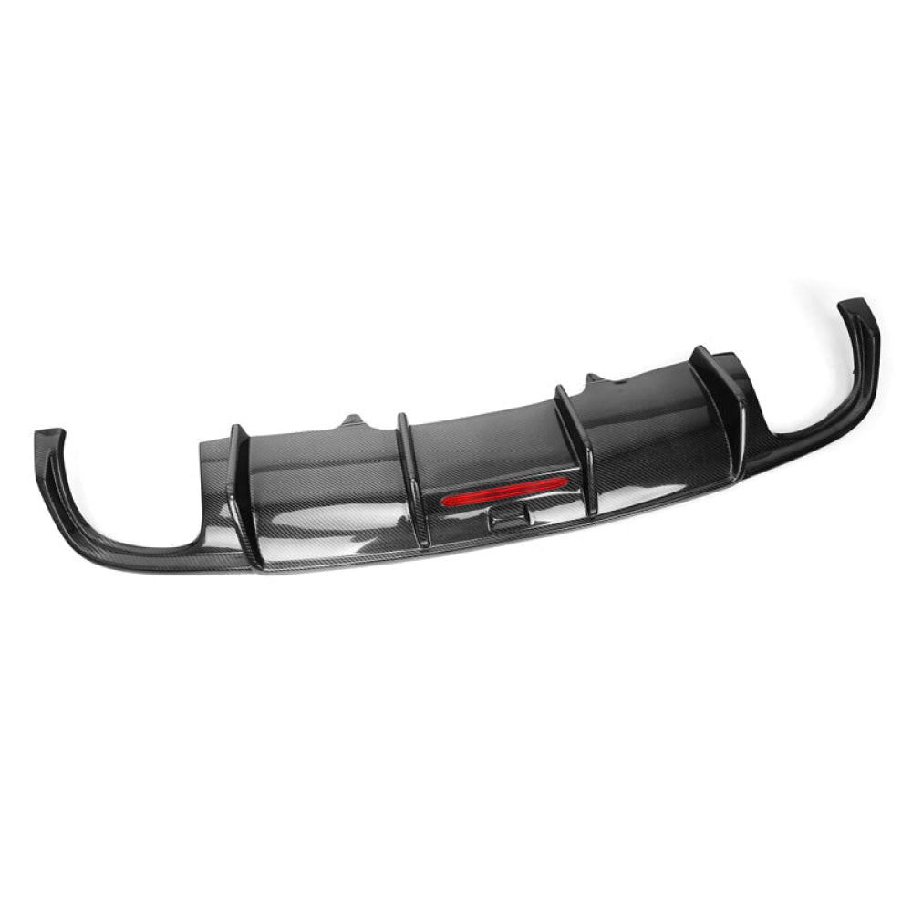 2017-2020 Audi A4/s4 Carbon Fiber Kb Style Diffuser With Led Brake Light | B9
