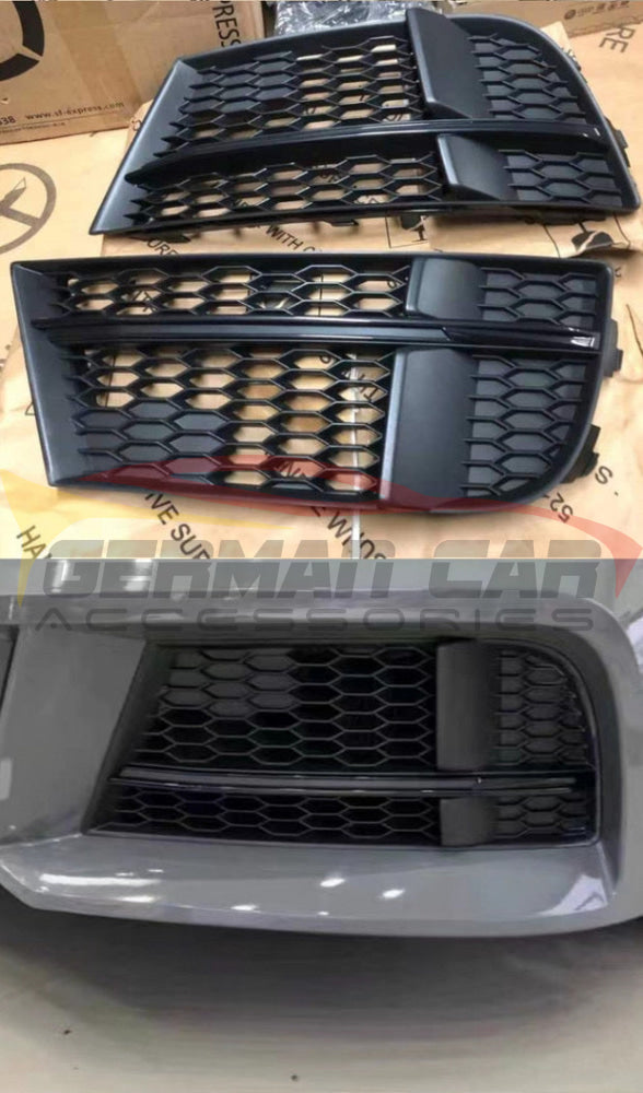 2017-2020 Audi Rs3 Style Fog Light Grilles | 8V.5 A3/S3 Front