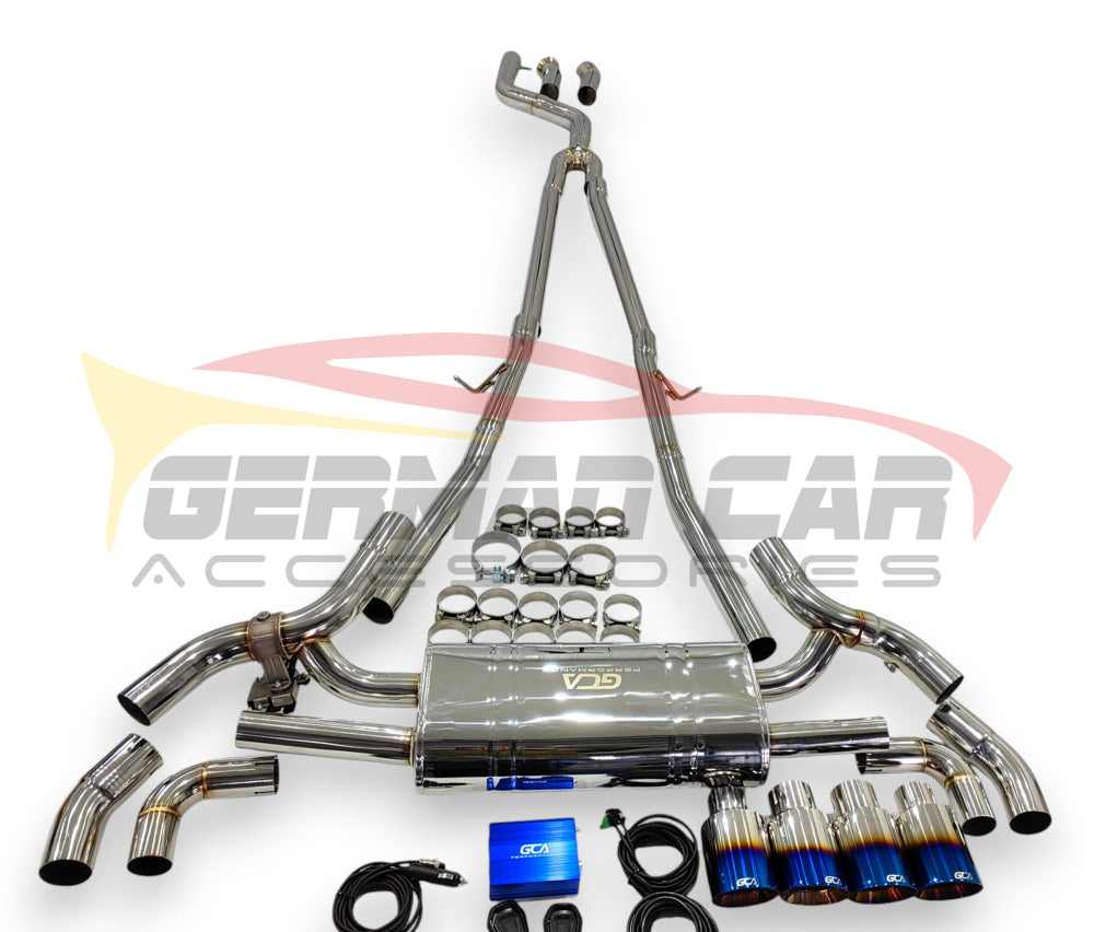 2017 - 2023 Bmw 5 - Series Valved Sport Exhaust System | G30 Stainless Steel / Chrome Tips