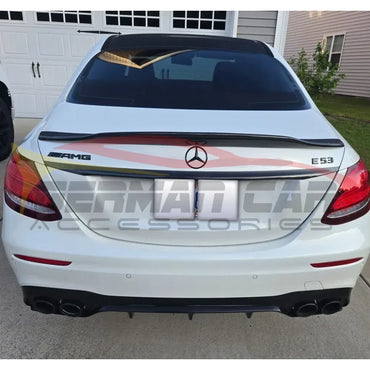 2017-2024 Mercedes-Benz E-Class/E63 AMG PSM Style Carbon Fiber Trunk Spoiler | W213 - Rear Trunk Spoilers