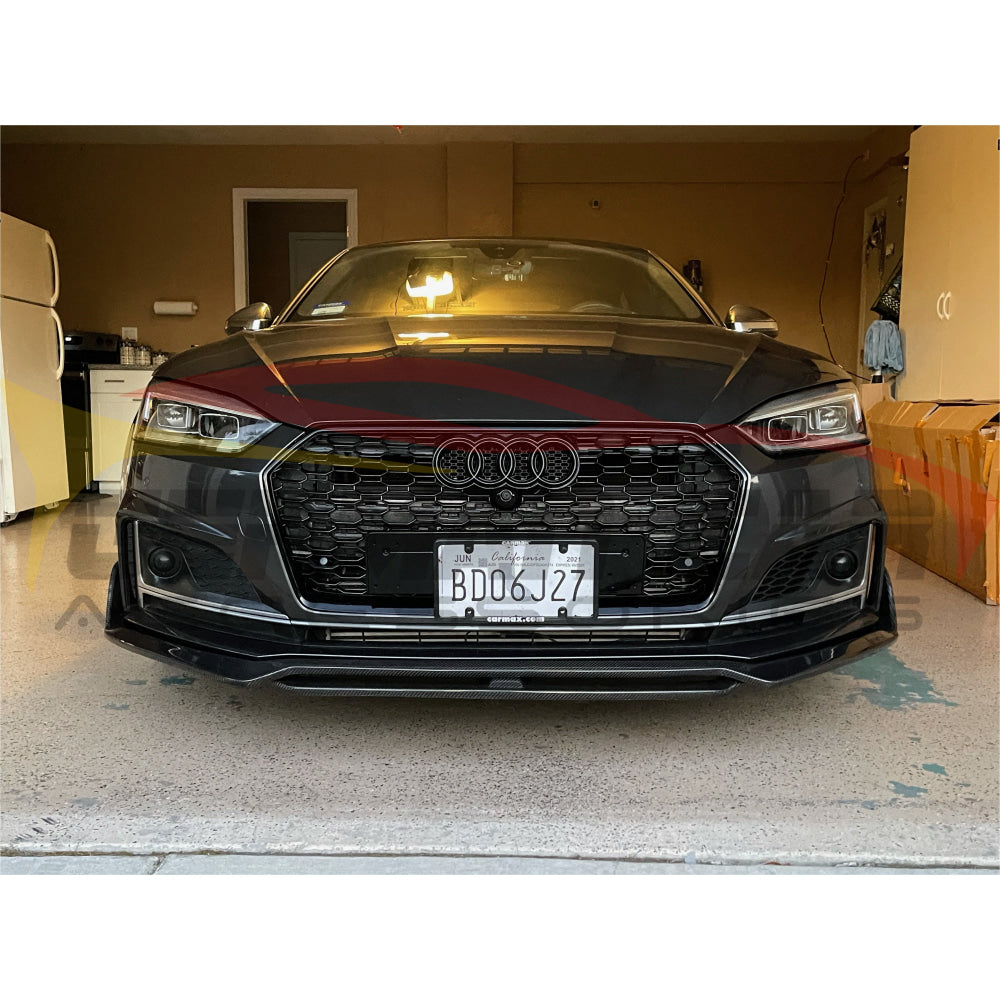 2018 2019 Audi S5 B9 Front Lip Carbon Fiber Kb Style A5 S5 German