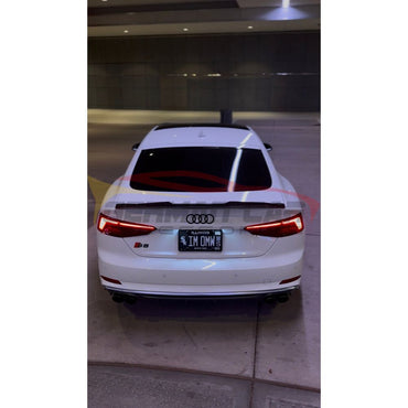 2018-2019 Audi A5/S5/RS5 PSM Style Carbon Fiber Trunk Spoiler | B9 A5/S5/RS5 Rear Trunk Spoilers