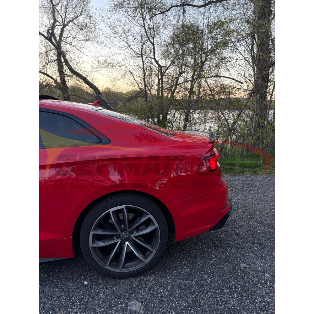 2018-2019 Audi A5/S5/RS5 V Style Carbon Fiber Trunk Spoiler | B9 A5/S5/RS5 Rear Trunk Spoilers