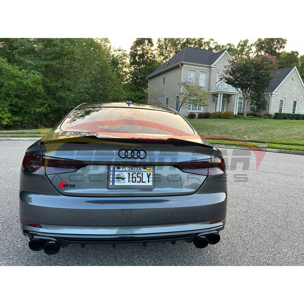 2018-2019 Audi A5/S5/RS5 V Style Carbon Fiber Trunk Spoiler | B9 A5/S5/RS5 Rear Trunk Spoilers