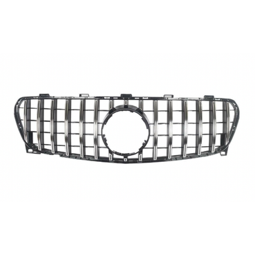 2018-2020 Mercedes-Benz Gla Gtr Style Front Grille | W156 Facelift Chrome Silver Grilles