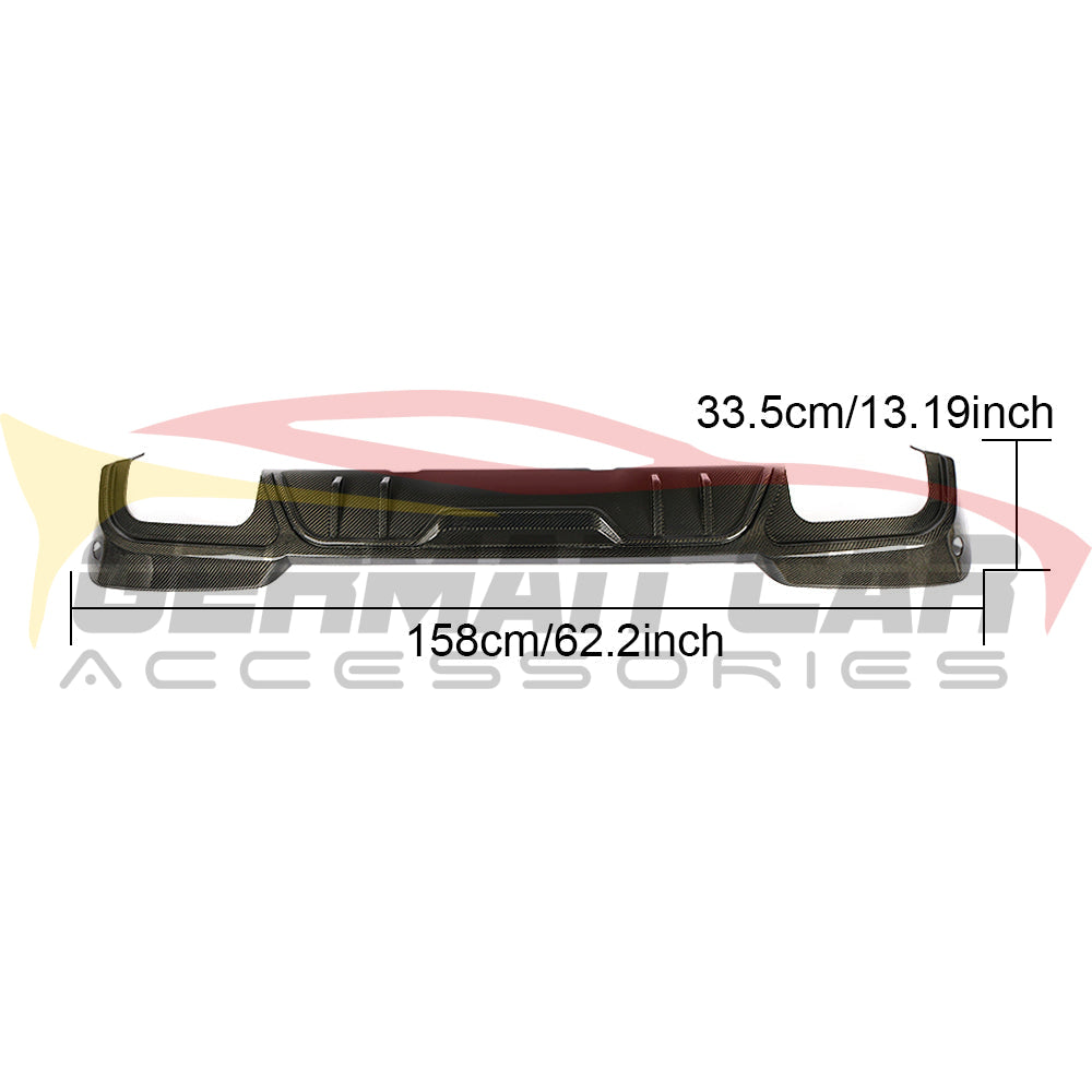 2018 2021 BMW X3 M40i Carbon Fiber Rear Diffuser | G01 X3 M40i Rear Diffusers