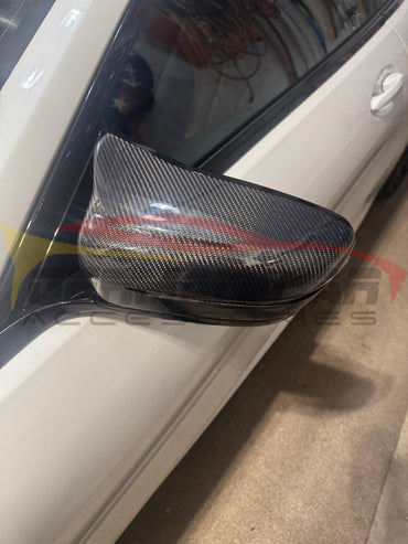 2018-2023 BMW M5 Carbon Fiber Mirror Caps | F90 - Mirror Caps