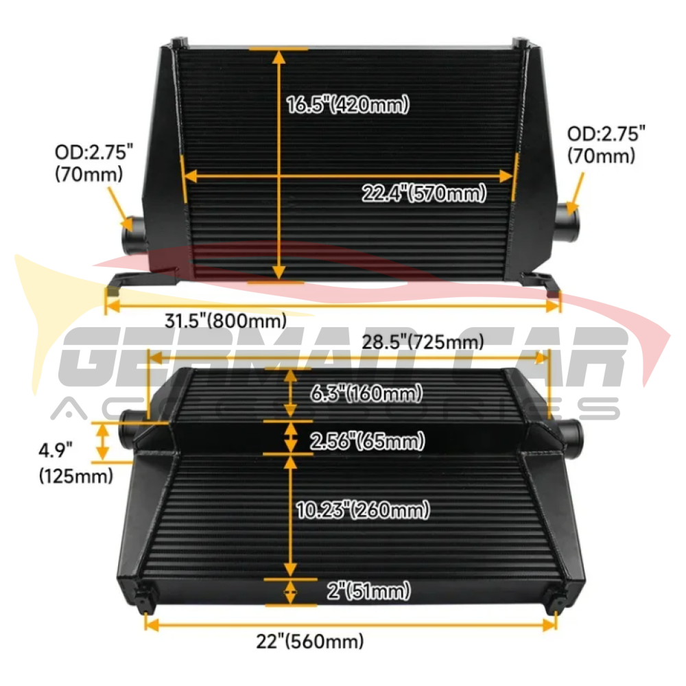2018 + Audi SQ5 Intercooler | B9/B9.5 SQ5 Intercoolers