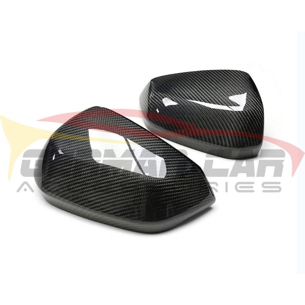2018+ Audi Q3/sq3/rsq3 Carbon Fiber Mirror Caps | F3 Without Blind Spot Assist