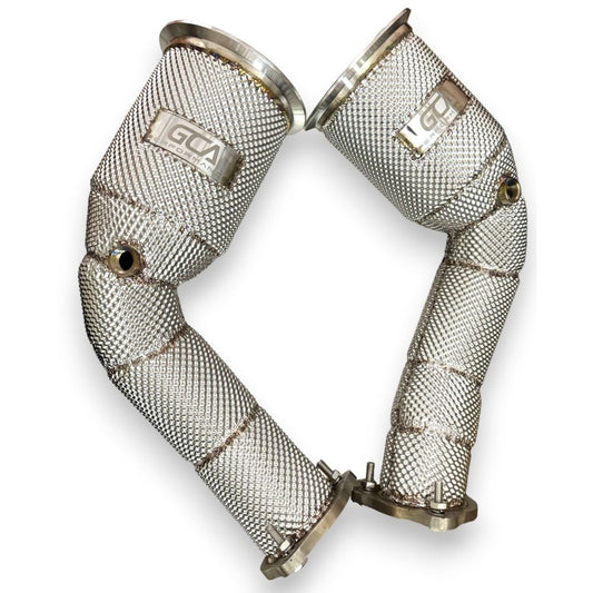 2018 + Audi Rs4/Rs5 Front Race Pipes | B9/B9.5 Yes Heat Shield / 200 Cell Euro 6 Sport High Flow Cat