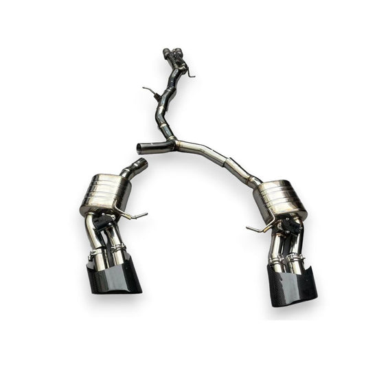 2018 + Audi Rs4/Rs5 Valved Sport Exhaust System | B9/B9.5 Stainless Steel / Chrome Tips