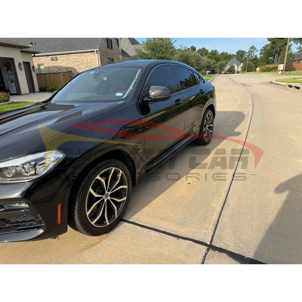 2018+ BMW X3/X4 Carbon Fiber M-Style Mirror Caps | G01/G02 Mirror Caps