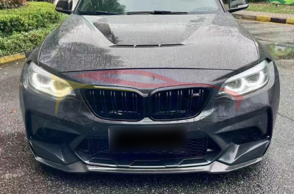 2019-2021 Bmw M2 Competition Carbon Fiber Cs Style Front Lip | F87 Lips/Splitters