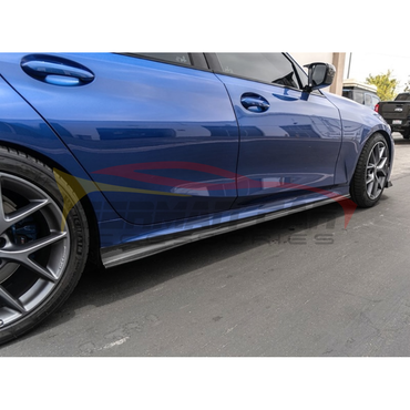 2019+ BMW G20 M Performance Carbon Fiber Side Skirt I G20 - Side Skirts