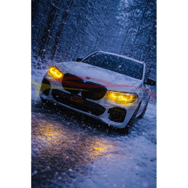 2019-2023 BMW X5/X6/X5M/X6M CSL Style Headlights Yellow DRL Modules | G05/G06/F95/F96 - DRL Modules