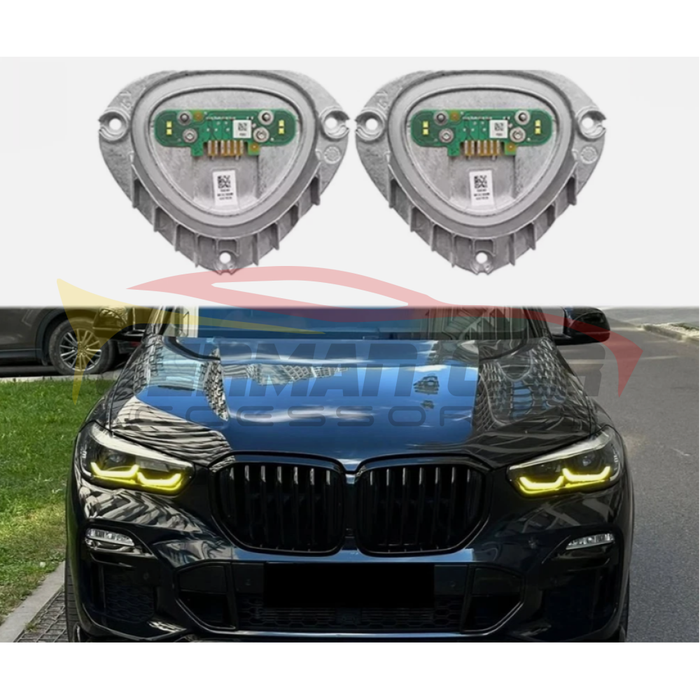 2019-2023 BMW X5/X6/X5M/X6M CSL Style Headlights Yellow DRL Modules | G05/G06/F95/F96 Headlights