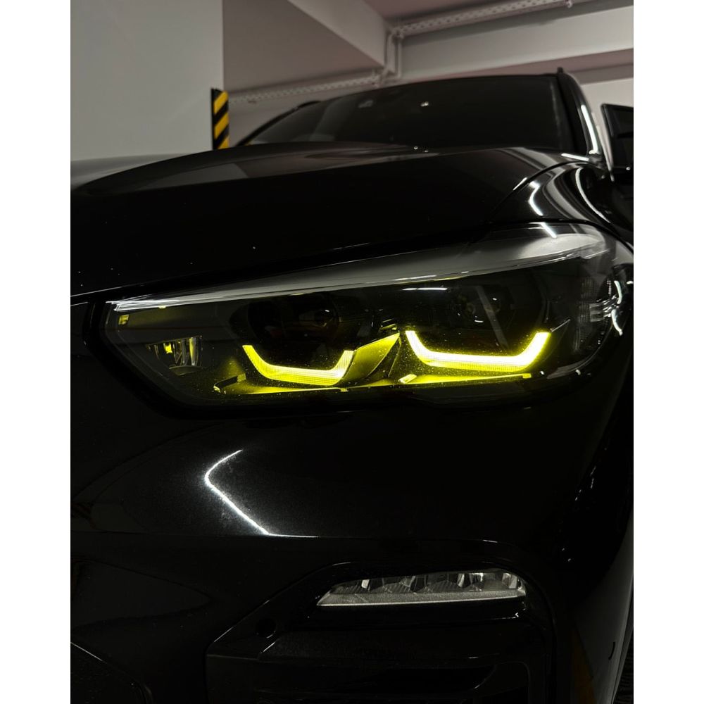 2019-2023 BMW X5/X6/X5M/X6M CSL Style Headlights Yellow DRL Modules | G05/G06/F95/F96 Non-Laser Headlights Headlights