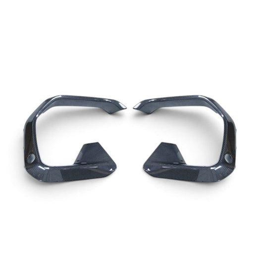 2019-2023 BMW X6M Carbon Fiber LD Style Upper Front Bumper Splitters | F96 - Additional Accessories