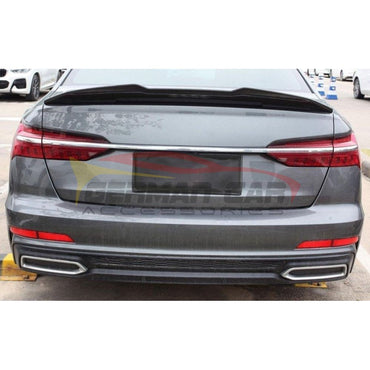 2019+ Audi A6/S6 V1 Style Carbon Fiber Trunk Spoiler | C8 A6/S6 - Rear Trunk Spoilers