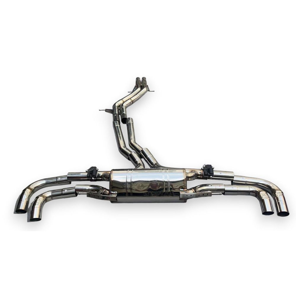 2019-2023 Audi Rsq8 Valved Sport Exhaust System | Stainless Steel / Chrome Tips