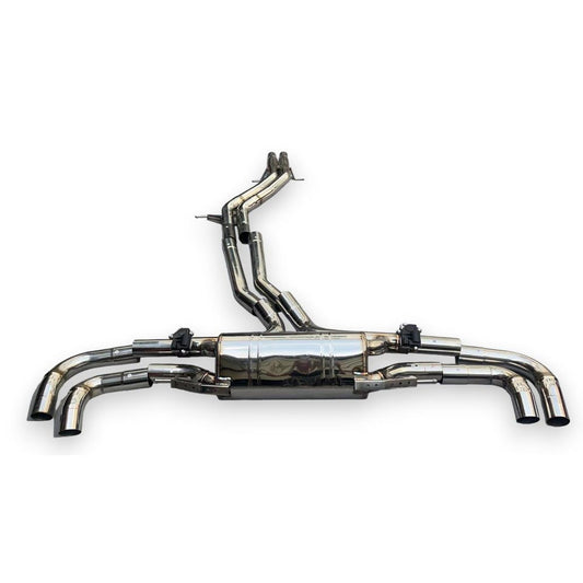 2019-2023 Audi Rsq8 Valved Sport Exhaust System | Stainless Steel / Chrome Tips